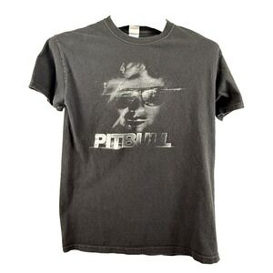 Pitbull Armando Christian Perez T-Shirt Medium Black M&O Knits Heavy Weight